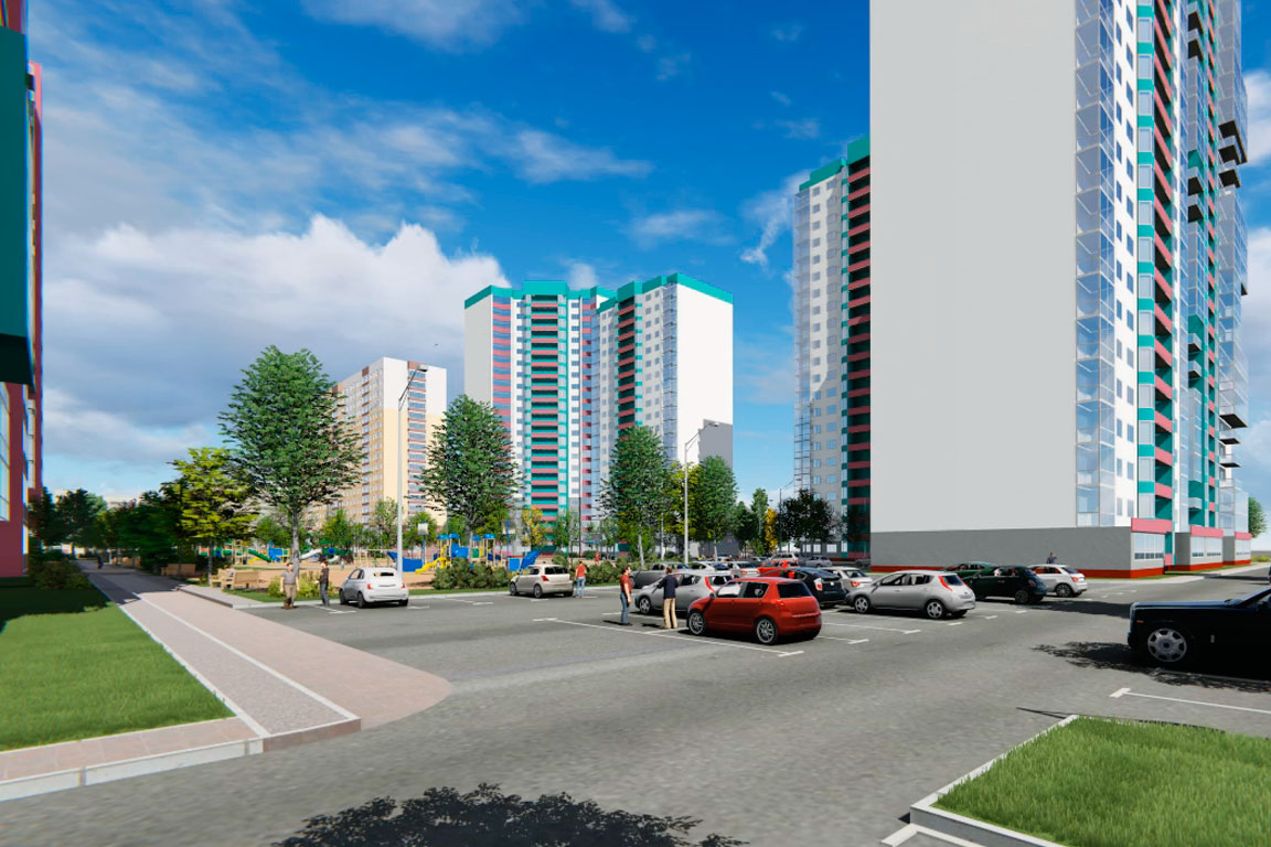 Строительство жилого комплекса в Ульяновске